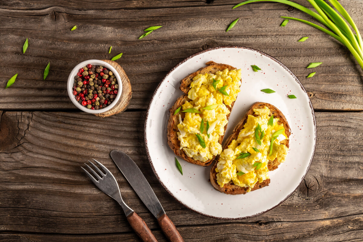 scrambled eggs