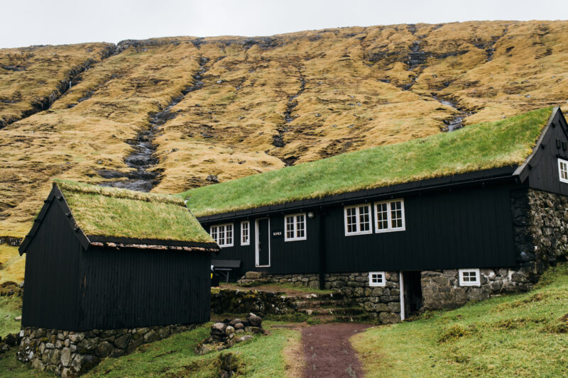 Hut for Skerpikjøt on the Faroe Islands