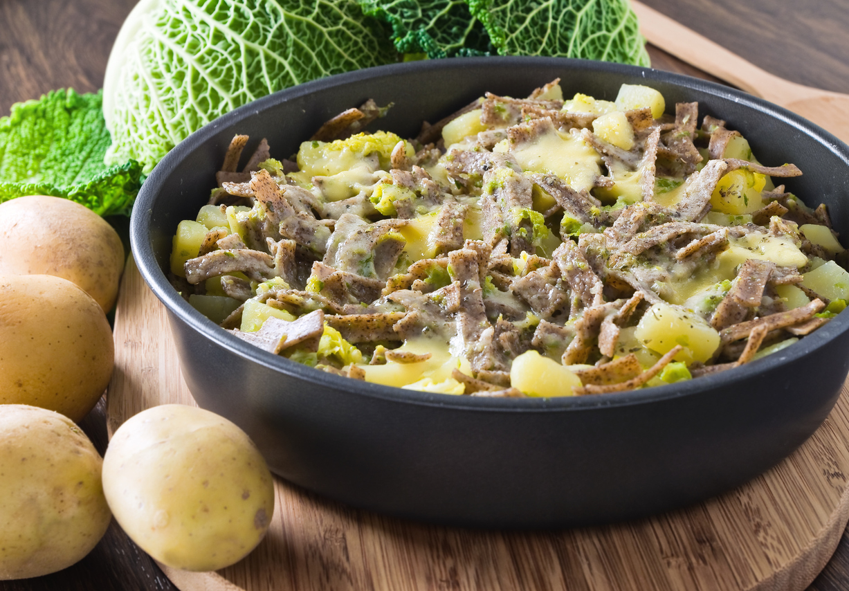 plate of pizzoccheri