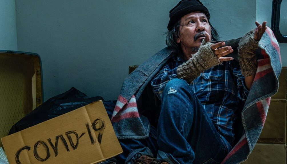 homeless man