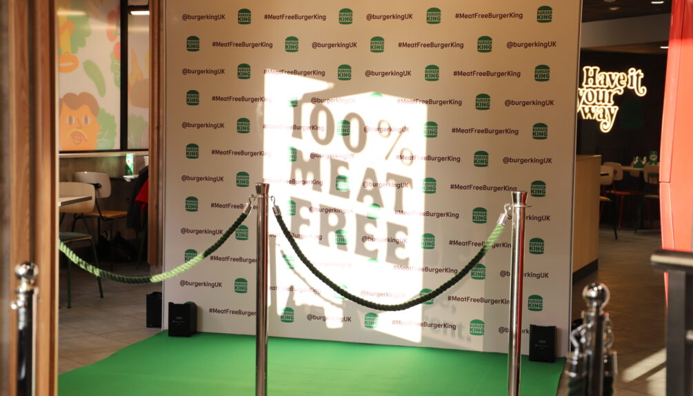 burger king new plant based restaurant entrance