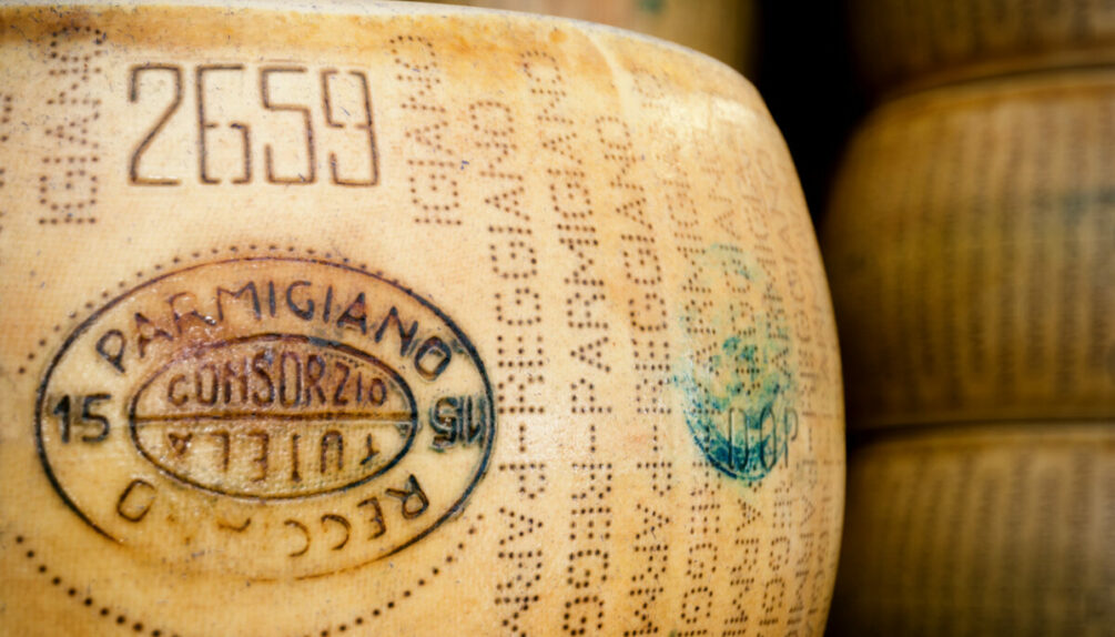 wheel of parmigiano reggiano