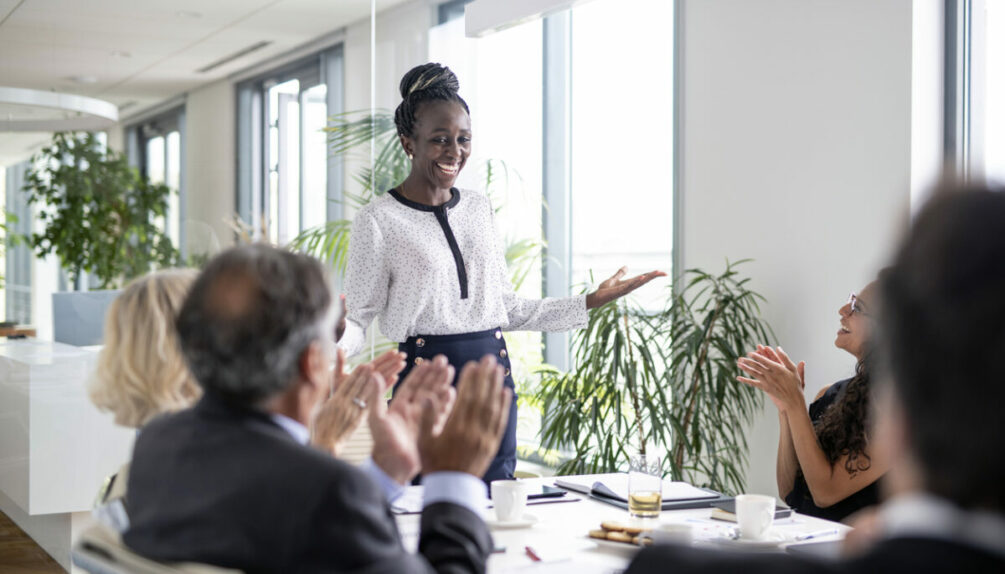 business people in a meeting