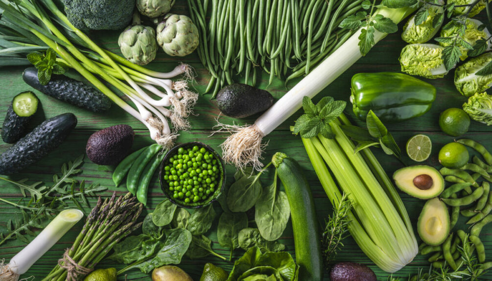 Raw vegetables