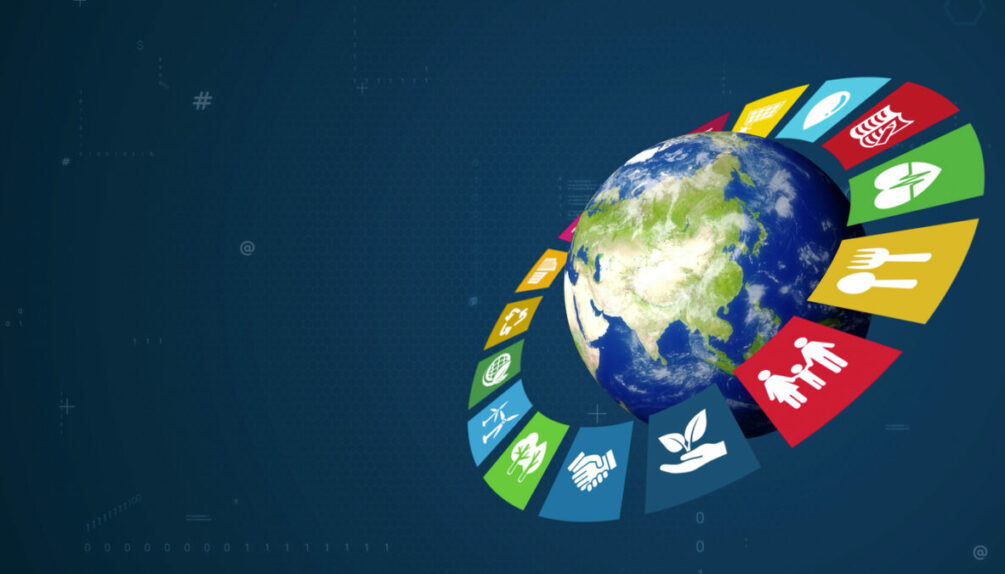 SDGs (Sustainable Development Goals) concept icon illustration