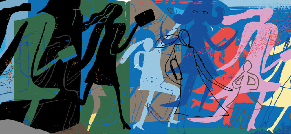 women of different ages illustration
