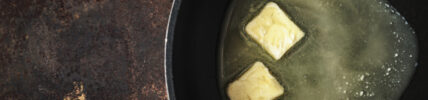 Melting butter