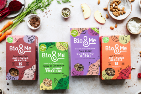 Range of Bio&Me gut-loving granolas