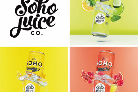 Range of The Soho Juice soft drinks