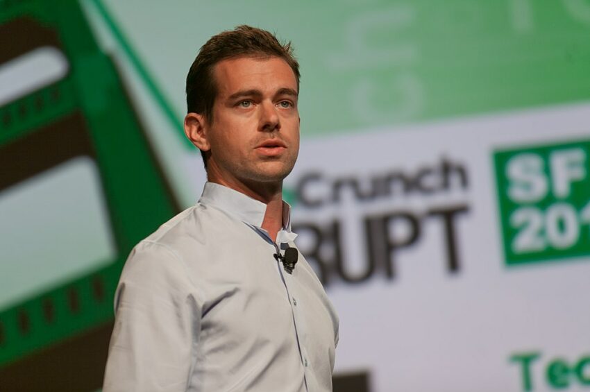 Twitter Jack Dorsey on stage
